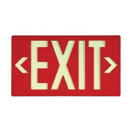 Nmc Eco Exit Pf50 Red Double Sided 7052B